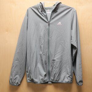 Adidas Golf Jacket Greenish Grey Sz Sm